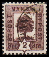 1886. NORGE. MANDAL BYPOST 2 ØRE.   - JF531629 - Local Post Stamps