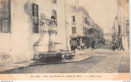 PAU (64) CPA < 1904 -  Place Léon-Dareau Et Hôtel Du Midi - D. T.  Éditeur, Lourdes - Pau