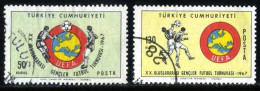 Türkiye 1967 Mi 2042-2043 Football (Soccer) - Used Stamps