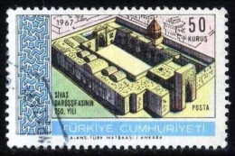 Türkiye 1967 Mi 2060 Sivas Health Center | Hospitals | Medicines - Used Stamps