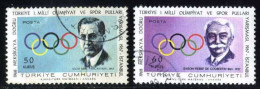 Türkiye 1967 Mi 2061-2062 Olympic And Sportive Stamps Competition - Gebruikt