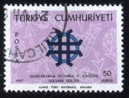 Türkiye 1967 Mi 2065 Ceramics Exposition - Used Stamps