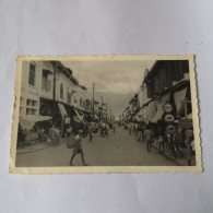 Palembang Indonesia Photo Card - Carte Photo // Street Scene 1958  Pos. Unique - Indonesië