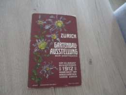 CPA Suisse Zwizerland  Zürich Gartenbau: Ausstellung Beim Stadttheater 15/09/1912 - Zürich