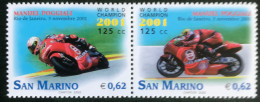 San Marino - C16/39 - MNH - 2002 - Michel 2010#2011 - Races - Ungebraucht