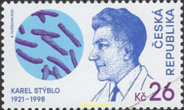 659755 MNH CHEQUIA 2021 KAREL STYBLO AND TR CONTROL - Gebraucht