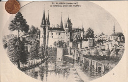 44  - Carte Postale Ancienne De  CLISSON   Le Chateau Avant Les Ruines - Clisson
