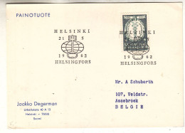 Finlande - Carte Postale De 1962 - Oblit Helsinki - Banque - - Brieven En Documenten