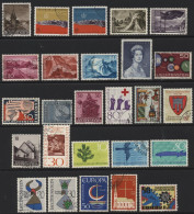 Liechtenstein (17) 1957-1967. 26 Different Stamps. Unused & Used. Hinged. - Autres & Non Classés