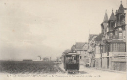 62 - LE TOUQUET - Paris Plage - Le Tramway Sur Le Boulevard De La Mer - Le Touquet