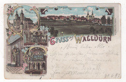 ALLEMAGNE - GRUSS AUS WALLDÜRN - PRECURSEUR - 1897 - Neckargemuend