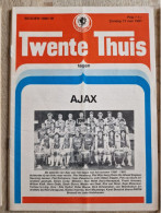 Programme FC Twente - Ajax - 17.5.1981 - KNVB Eredivisie - Holland - Programm - Football - Libri