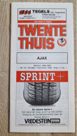Programme FC Twente - Ajax Amsterdam - 1.12.1985 - KNVB Eredivisie - Holland - Programm - Football - Libri