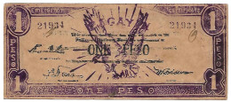PHILIPPINES  CAGAYAN Province ONE Peso #187  Pourpre Avec Texte NOIR ,  NEUF - Philippines