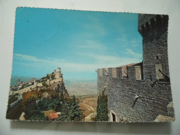 Cartolina Viaggiata "SAN MARINO  Scorcio Dalla Seconda Torre" 1963 - San Marino