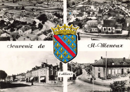 St Menoux * Souvenir De La Commune * Cp 4 Vues - Otros & Sin Clasificación