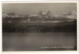 Suisse - Neuchâtel - Gorgier - Les Alpes Vues De L'Hôtel Des Tilleuls - Carte Postale Vierge - Gorgier