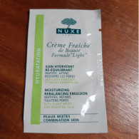 Pochette Crème Fraiche De Beauté Formule Light By Nuxe - Beauty Products