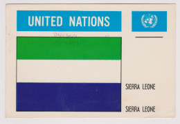 SIERRA LEONE - UNITED NATIONS - Date Of Admission : 27 September 1961 - Circulé : 1983 N° 105 - (U012) - Sierra Leone