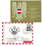 2302x: Österreich 1965: Ballonpost Eisenstadt, Landung Leobersdorf, Zuleitung Horn - Horn