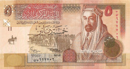 JORDANIE 2002 5 Dinar - P.35a Neuf UNC - Jordanië