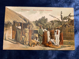 A628) África Potuguesa Moçambique Bairro Indigeno Costumes Africanos 1906 - Mozambique