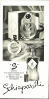 PUB PARFUM ( S ) De " SCHIAPARELLI " 1966 ( 1 ) - Zonder Classificatie