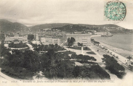 Nice * Ensemble Du Jardin Municipal  Et Promenade Du Midi Pris De L'hôtel Des Anglais - Andere & Zonder Classificatie