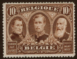 TIMBRE Belgique - COB 149** - 10F - 1915 - Cote 58 - 1914-1915 Cruz Roja