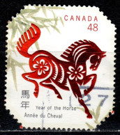 CDN+ Kanada 2002 Mi 2028 Jahr Des Pferdes - Oblitérés