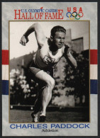 UNITED STATES - U.S. OLYMPIC CARDS HALL OF FAME - ATHLETICS - CHARLES PADDOCK - SPEED RACE - # 85 - Trading Cards