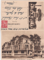 Carte Lettre Entier La Bourboule Le Casino + Ets Thermal YT N° 433 Iris CAD La Bourboule 29 7 1941 - Letter Cards