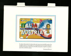 Carta Prepagata ATW  - Mondiali 1998  - Italia Austria  - Carta Nuova In Folder - Autres & Non Classés