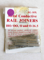 PECO STREAMLINE - ECLISSES En METAL CONDUCTEUR, RAIL JOINERS HO/OO, O Et O-16.5 / ANCIEN MODEL REDUIT (1712.232) - Sonstige & Ohne Zuordnung