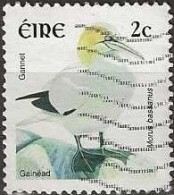 IRELAND 2002 New Currency Birds - 2c. - Northern Gannet ('Gannet') FU - Usati