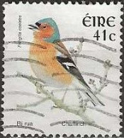 IRELAND 2002 New Currency Birds - 41c. - Chaffinch FU - Oblitérés