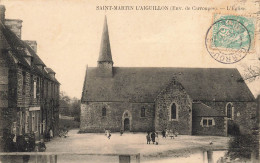 St Mathurin L'aiguillon * 1906 * Place De L'église Du Village * Villageois - Andere & Zonder Classificatie