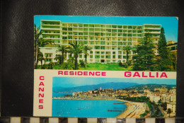 CP, 06,  Cannes  - Au Soleil De La Côte D'Azur - Résidence Gallia - Cannes