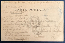 France, WW1 - Sur CPA - DETACHEMENTS DU CAMP DU RUCHARD - 19.7.1919 - (B157) - WW I