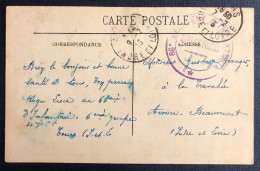France, WW1 - Sur CPA - 66e REGIMENT D'INFANTERIE / SERVICE POSTAL - 9.2.1915 - (B191) - 1. Weltkrieg 1914-1918