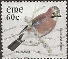IRELAND 2002 New Currency Birds - 60c. - Jay FU - Gebruikt
