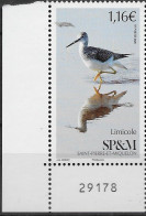 2020 Saint Pierre Et Miquelon  N° 1232  Nf** MNH . Oiseau. Le Limicole. - Unused Stamps