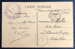 France, WW1 - Sur CPA - AUXILIAIRE DU GENIE R.A.T. - 5.4.1915 - (B330) - 1. Weltkrieg 1914-1918
