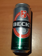 Lattina Italia - Birra Beck's - 50 Cl -  ( Vuota ) - Scatole E Lattine In Metallo