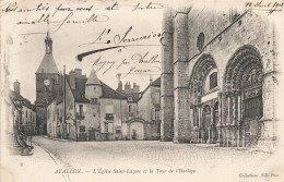 Avallon * Place De L'église St Lazare Et La Tour De L'horloge - Avallon