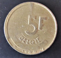 BELGIQUE - Pièce De 5 Francs - Cupro-nickel-aluminium - 1988 - 20 Frank