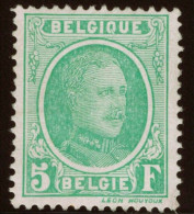 TIMBRE Belgique - COB 209** - 5F - 1922 - Cote 177 - 1922-1927 Houyoux