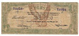 PHILIPPINES  CAGAYAN Province ONE Peso # 188 VERT Avec Texte NOIR ,  Surcharge  PROV. TROAS  Pr. NEUF - Philippines