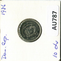 10 CENTAVOS 1986 DOMINICANA Moneda #AU787.E - Dominikanische Rep.