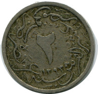 2/10 QIRSH 1293 (1896-1907) EGIPTO EGYPT Islámico Moneda #AH265.10.E - Egypte